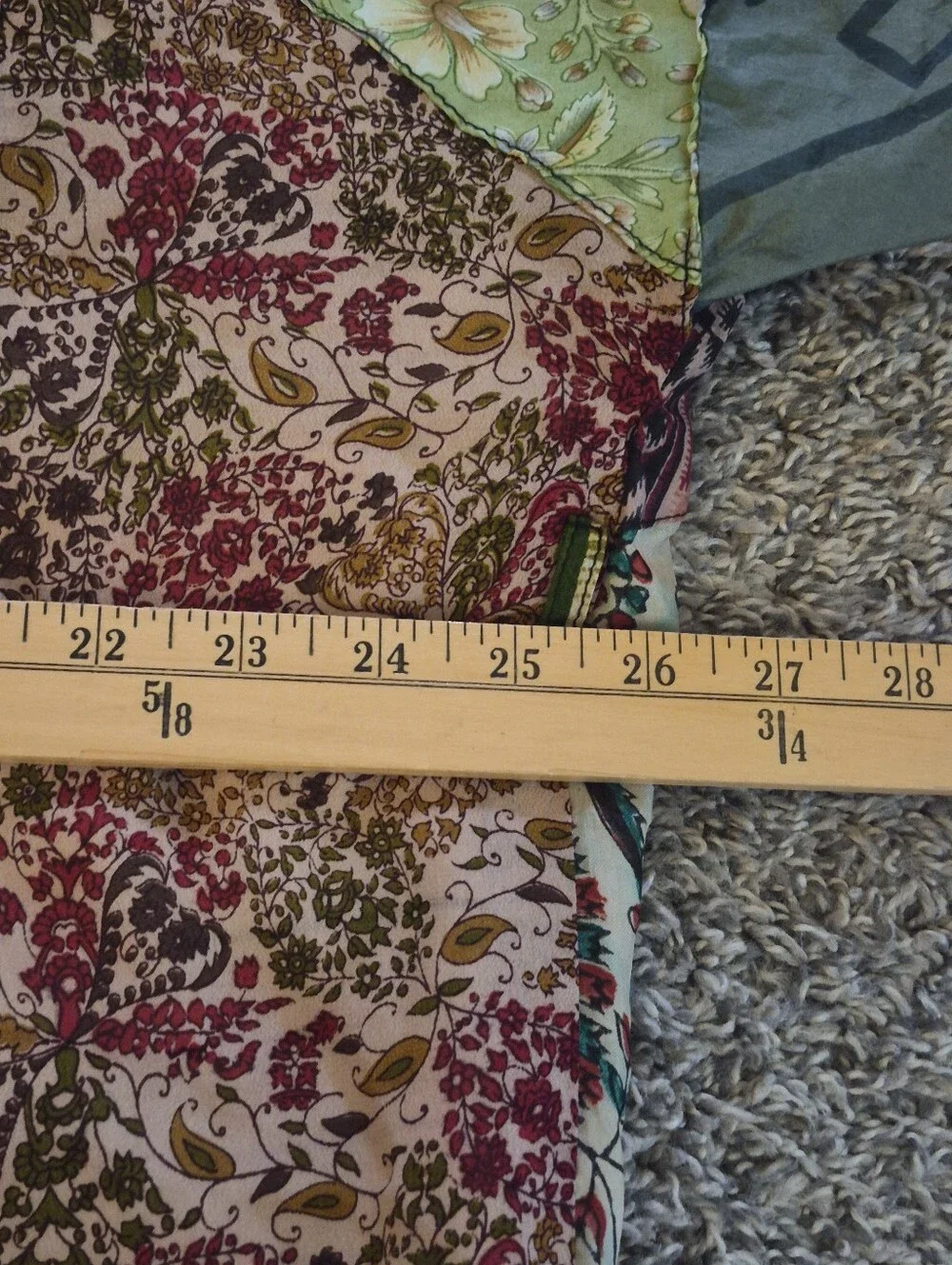 Colorful Patchwork Boho Kimono - Multicolor Size XL - Picture 7 of 9